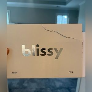 Blissy King White Pillowcase - New / Unused